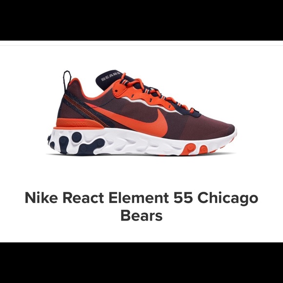 Nike Other - Nike React Element 55 Chicago Bears Men’s